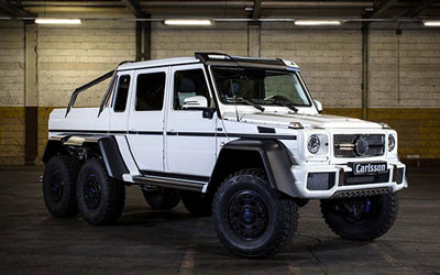 Carlsson改650马力奔驰G 63 AMG 6×6_图片新闻