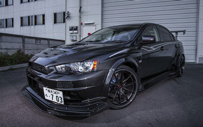 高达550马力 改三菱LANCER EVOLUTION X