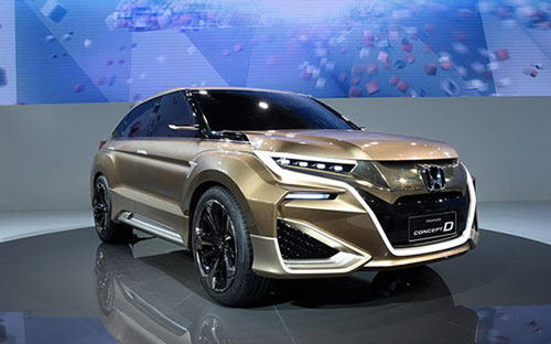 广汽本田明年推中型SUV 量产CONCEPT D