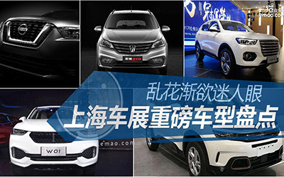 乱花渐欲迷人眼 上海车展重磅车型盘点