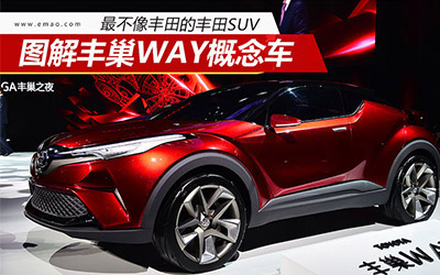最不像丰田的丰田SUV 图解丰巢WAY概念车