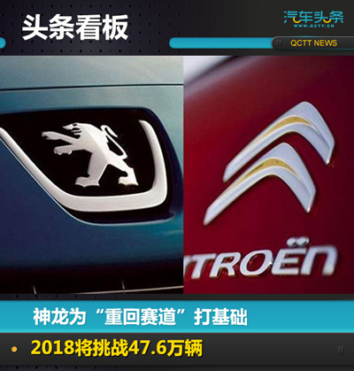 神龙为“重回赛道”打基础 2018将挑战47.6万辆_图片新闻