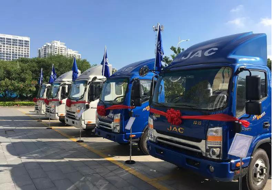 绿色物流新装备 江淮帅铃全能物流版绿动南宁