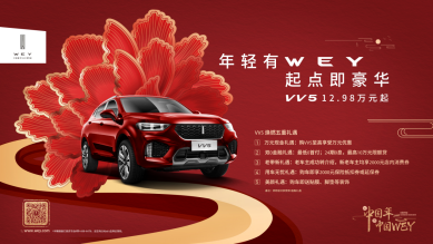 WEY VV5全系新春购车 惠享“焕燃五重礼”_图片新闻
