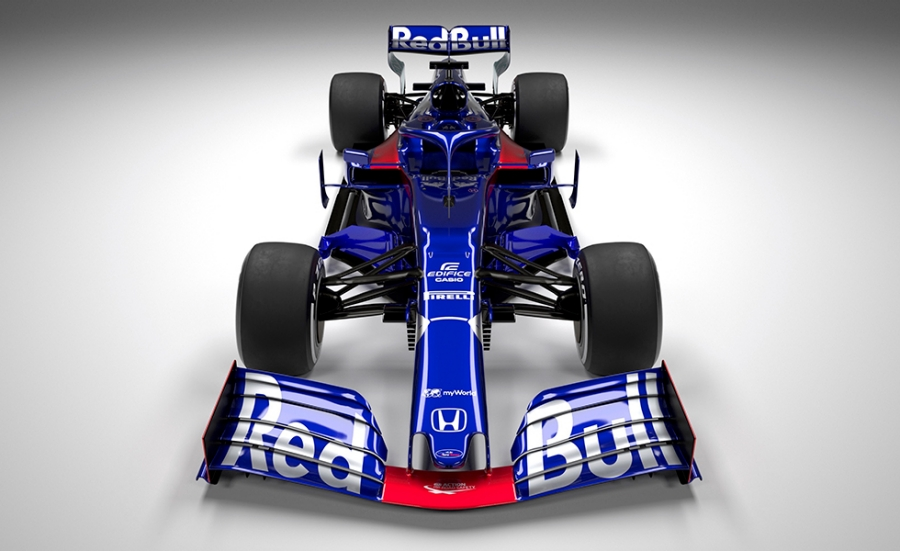 搭载Honda动力单元的新型F1赛车开始测试_图片新闻