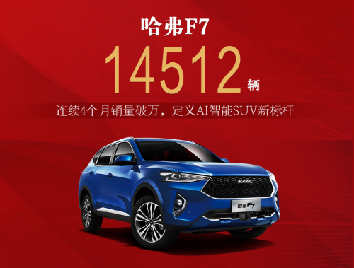 连续4月销量破万 哈弗F7凭什么成为车市爆款