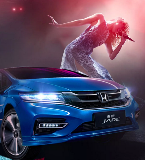 看见东风Honda杰德的一瞬间
