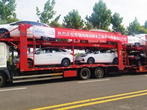获国际市场认可，奇瑞新能源艾瑞泽5e批量出口巴西