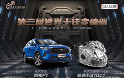 锋芒尽展 长城汽车7DCT 变速器蝉联“世界十佳变速器”荣誉