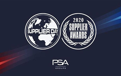 PSA集团颁发“2020年全球杰出供应商”奖项