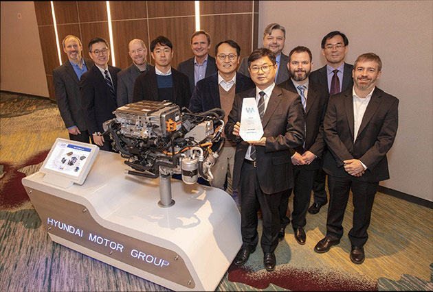 KONA EV(中文名:昂希诺纯电动)动力总成系统获得2020沃德十佳发动机与动力系统奖项 KONA EV(中文名:昂希诺纯电动)动力总成系统获得2020沃德十佳发动机与动力系统奖项