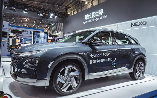 现代汽车氢燃料电池车NEXO