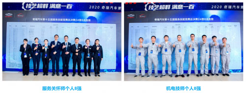 竞技促提升 奇瑞服务技能竞赛8强争夺战上演巅峰对决