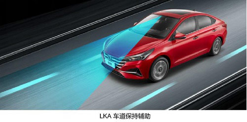 新一代悦纳LKA车道保持辅助