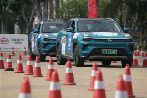 2020海南国际新能源汽车拉力赛场地赛儋州收官