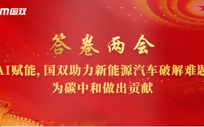 答卷两会 |AI赋能 国双助力新能源汽车破解难题为碳中和做出贡献_图片新闻
