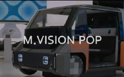 现代摩比斯M.Vision POP重构未来移动出行_图片新闻