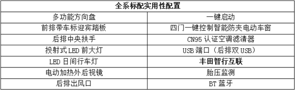 亚洲狮实用配置表