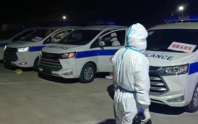 疫情当下火速驰援，数十台瑞风M4医疗救护车助力抗疫一线_图片新闻