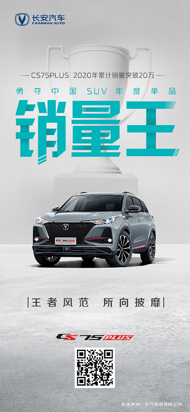 长安CS75系列迎来160万辆里程碑