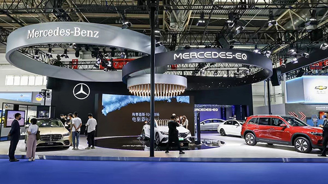 2022世界智能网联汽车大会奔驰展台