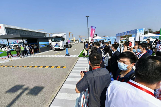  2022世界智能网联汽车大会自动驾驶实景道路测试