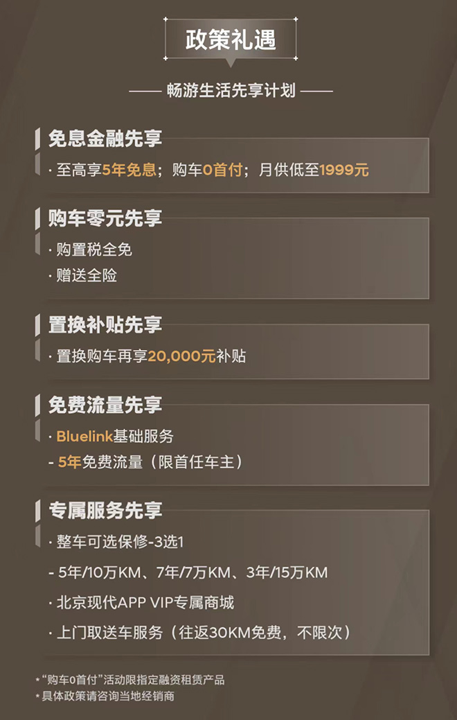北京现代第四代胜达旅行家购车优惠政策
