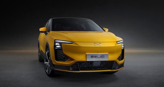 第二款潮流智能纯电轿跑SUV 爱驰U6上新