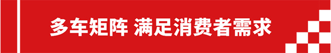 多车矩阵 满足消费者需求