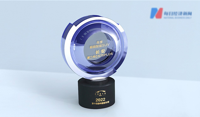  长安第二代CS75PLUS荣膺“年度畅销智能SUV”奖项