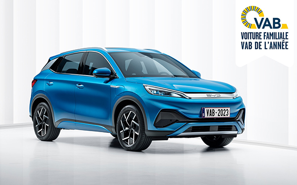 年度家庭电动车！BYD ATTO 3 首获比利时汽车大奖