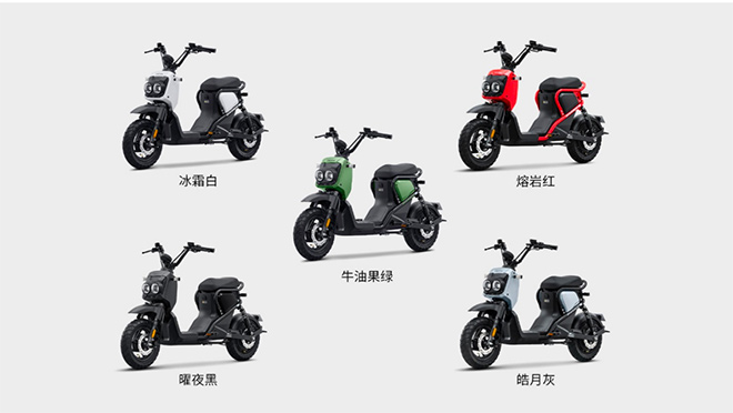 Honda Cub e: 车型多色展示