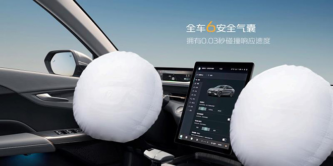 长安逸达全车6安全气囊