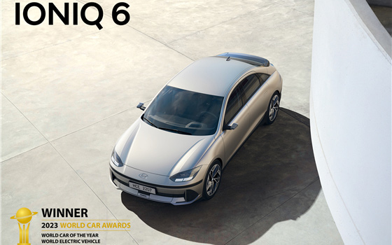 现代汽车IONIQ (艾尼氪) 6 荣获“2023世界年度车”大奖