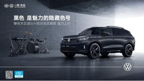 一汽-大众揽巡“玄武岩版 魅力隐藏色号
